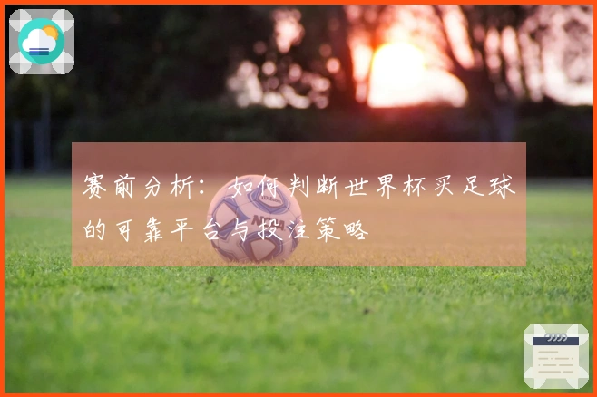 赛前分析：如何判断世界杯买足球的可靠平台与投注策略