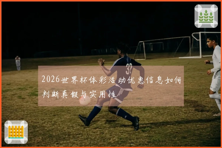 2026世界杯体彩活动优惠信息如何判断真假与实用性